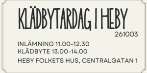 Klädbytardag